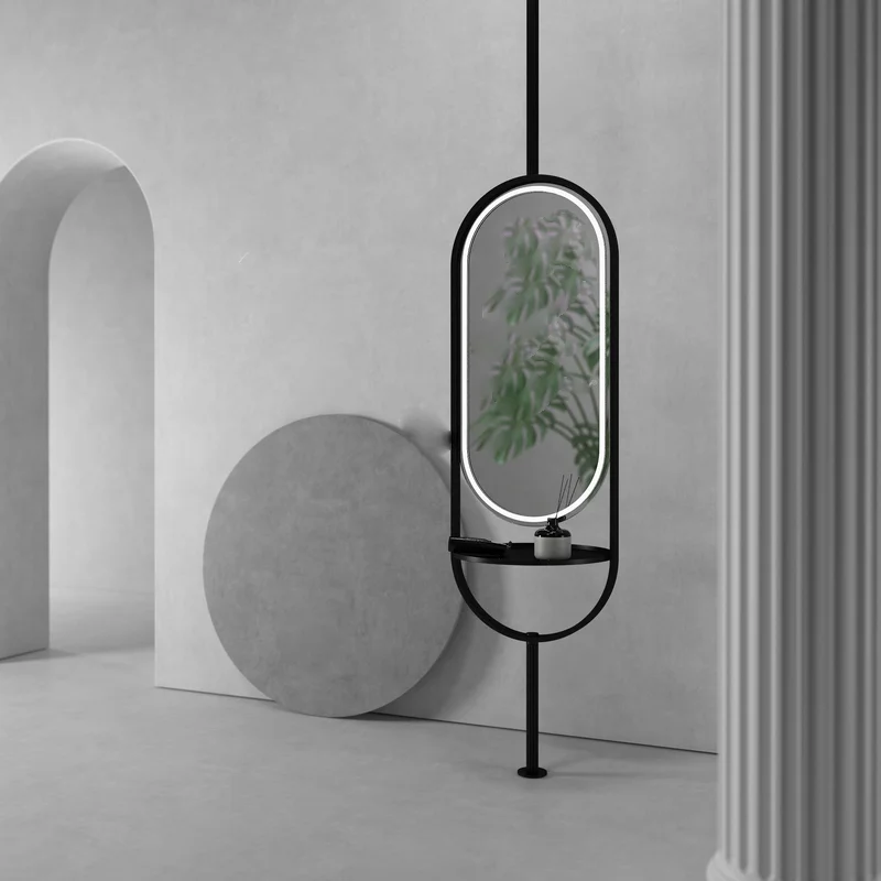 Luxury Salon Mirror With a Shelf