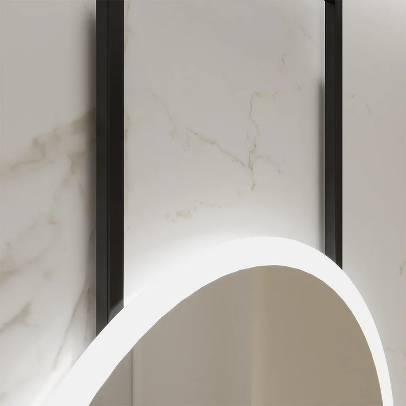 Premium Single Sided LED Hanging Round Mirror