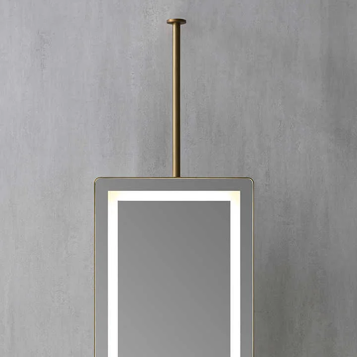 Elegant Rotatable Hanging LED Mirror