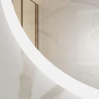 Trending Single Sided LED Hanging Round Mirror