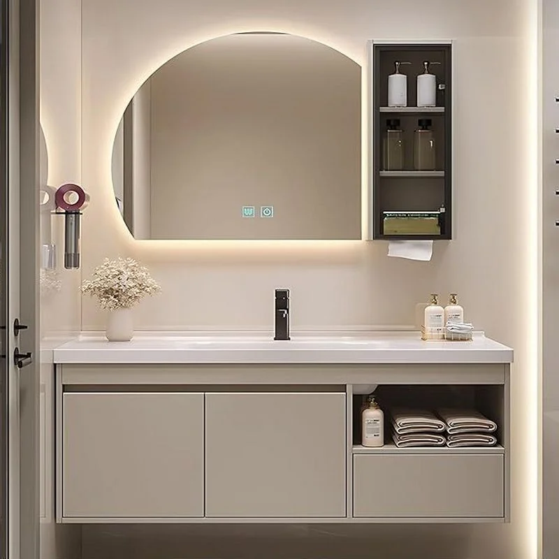 Signature 4/6 Mirror With Bathroom Cabinet Set