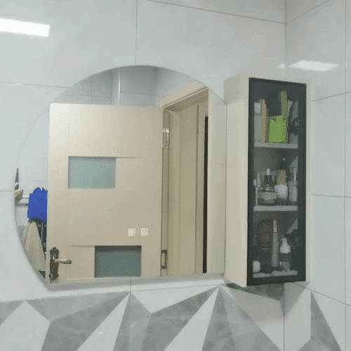 Classic 4/6 Mirror With Bathroom Cabinet Set