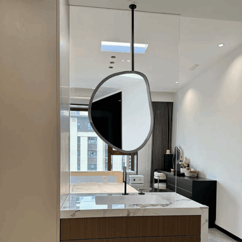 Irregular Design Single Sided Hanging Mirror photo review