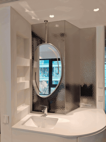 Irregular Design Single Sided Hanging Mirror photo review