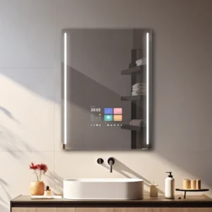 Luxury TV Vertical LED Smart Bathroom Mirror
