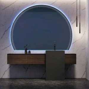 Geometrical Shape Backlit Bathroom Set