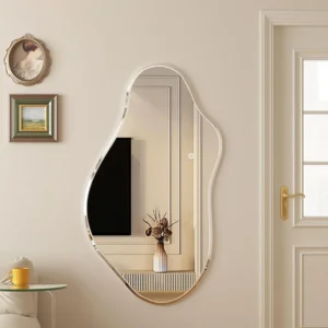 Elegant Japandi Organic Design Mirror