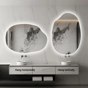 Luxury Japandi Organic Design Mirror