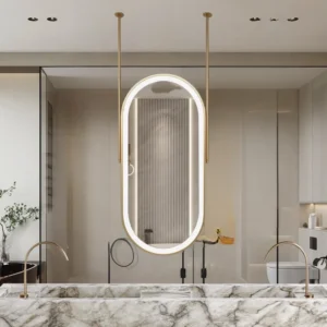 Magnificent Double Sided LED Oval Mirror