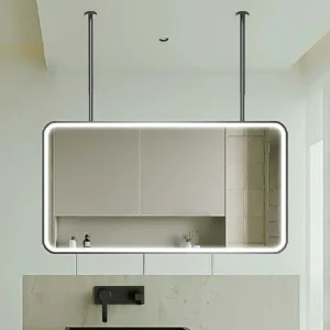 Horizontal Recatngle Sunshine LED Hanging Mirror