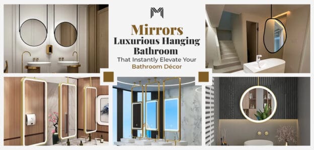 hanging bathroom mirror ideas