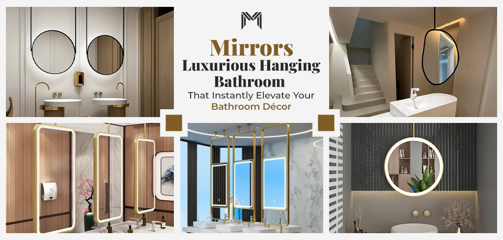 hanging bathroom mirror ideas