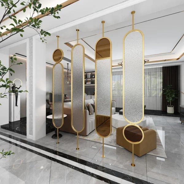 Oval Design Room Divider Screen