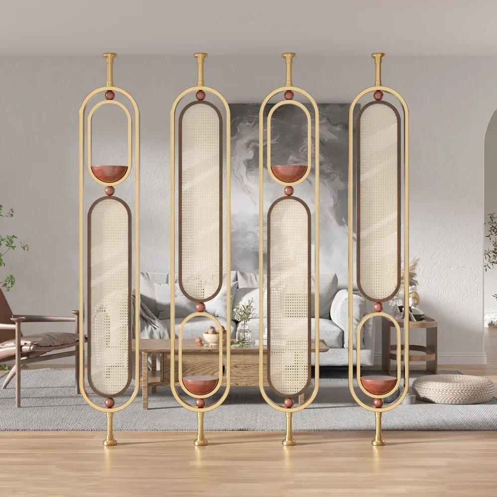 Stainless Steel Frame Gold Mirror Divider