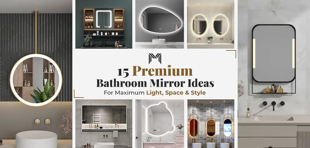15 Premium Bathroom Mirror Ideas for Maximum Light, Space, and Style