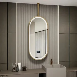 Modern Oval Hanging Bathroom Mirror