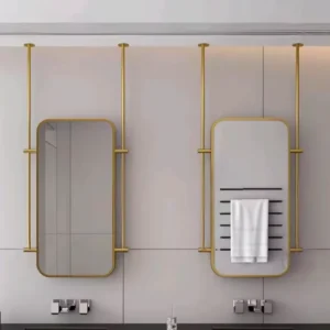 Vertical Hanging Rectangle One Sided Mirror