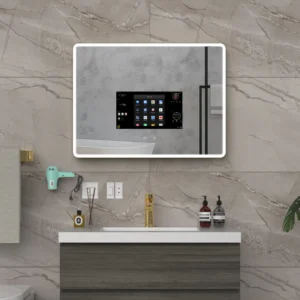 Elegant Rectangle Frame LED TV Mirror