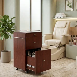Wooden Workstations With drawers