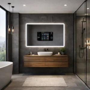 Luxury LED Rectangle Frame TV Mirror