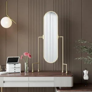 Elongated Oval Vanity Mirror