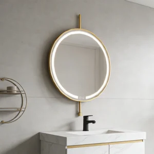 Luxury Round Tube LED Mirror