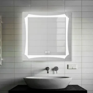 Luxury Square Edge LED Wall Mirror