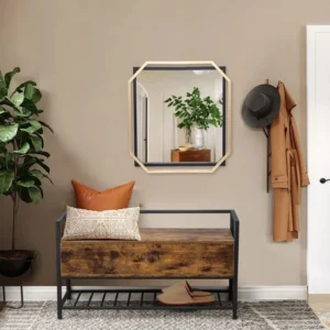 Modern Square Double Frame Art Mirror