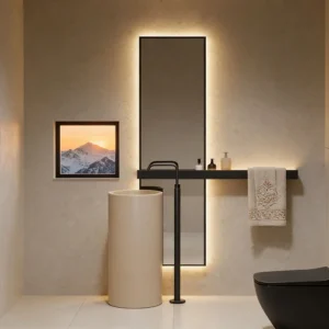 Luxury Rectangle Frame LED Mirror