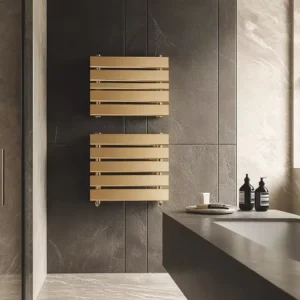 Wall Mounted Gold Towel Rack
