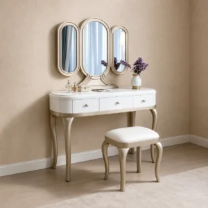 Trifold Makeup Dressing Foldable Table Mirror