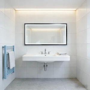 Modern Rectangular Frame LED Mirror