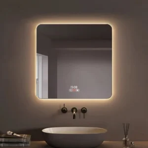 Modern Square Backlit LED Bathroom Mirror