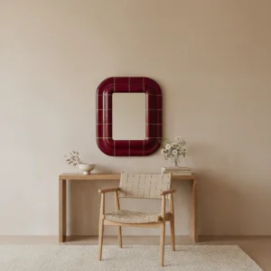 Retro Envelope Rectangle Wall Mirror